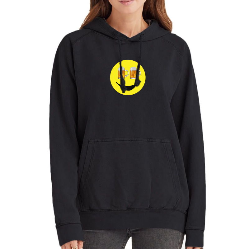 Happy Hour Face .png Vintage Hoodie by JessicaHarper | Artistshot