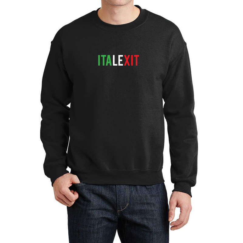 Italexit Matteo Salvini Premier Support Crewneck Sweatshirt | Artistshot