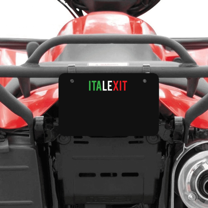 Italexit Matteo Salvini Premier Support Atv License Plate | Artistshot