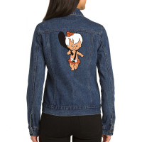 Bamm Bamm Ladies Denim Jacket | Artistshot