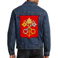 Coat Of Arms Holy See Men Denim Jacket | Artistshot