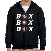 Box Off Race Youth Zipper Hoodie | Artistshot