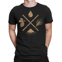 Water Barley Yeast Hops  Beer Homebrew T-shirt | Artistshot