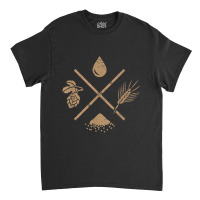 Water Barley Yeast Hops  Beer Homebrew Classic T-shirt | Artistshot