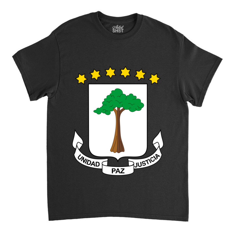 Coat Of Arms Of Equatorial Guinea Classic T-shirt by SamaraMcCullou | Artistshot