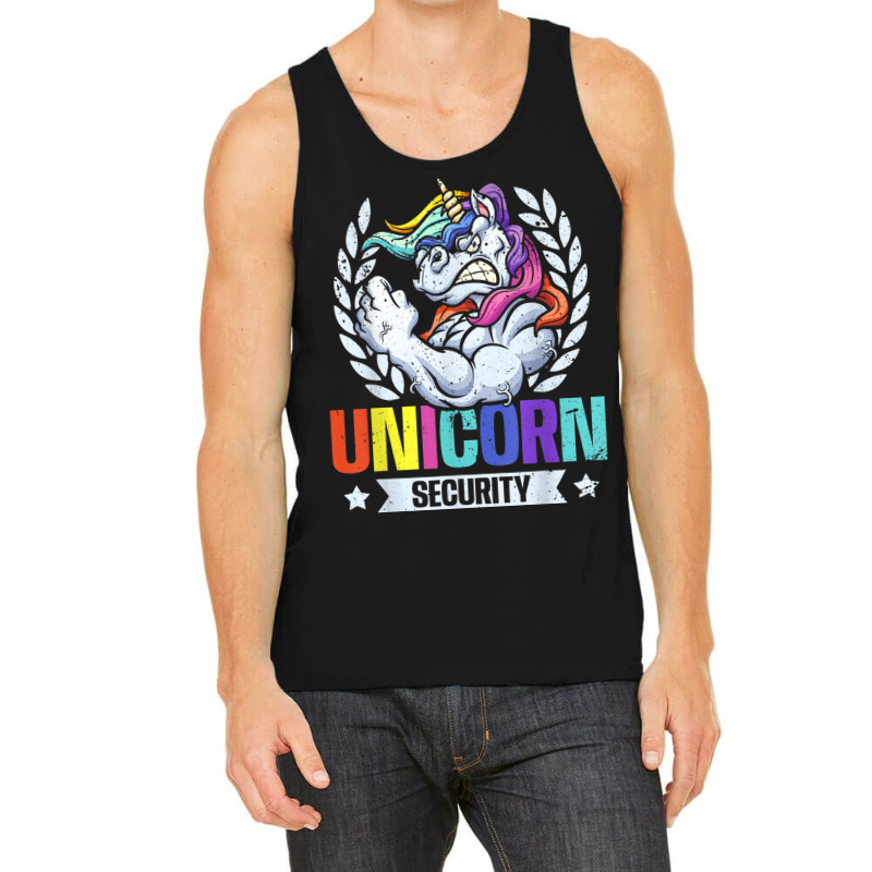 Unicorn Security Manly Muscular Unicorn Lovers Tank Top | Artistshot