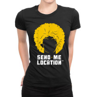 Send Me Location Papakha Hat Ladies Fitted T-shirt | Artistshot