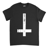 Inverted Cross Atheist Death Metal Satanist Atheism Classic T-shirt | Artistshot