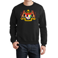 Coat Of Arms Of Malaysia Crewneck Sweatshirt | Artistshot