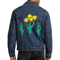 Cactus T  Shirt Mexican Sombrero Hat Cactus T  Shirt Men Denim Jacket | Artistshot