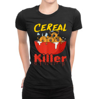 Serial Killer Parody Cereal Killer Ladies Fitted T-shirt | Artistshot