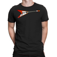 Electric Guitar Music Instrument Flying V Heavy Metal T-shirt | Artistshot