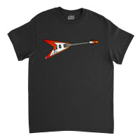 Electric Guitar Music Instrument Flying V Heavy Metal Classic T-shirt | Artistshot