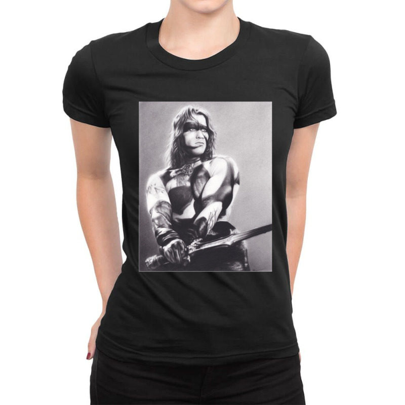 Conan The Barbarian Ladies Fitted T-Shirt by LaurenJonsrudBedell | Artistshot