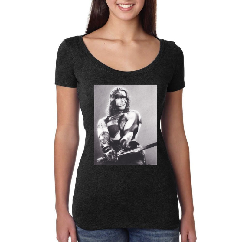 Conan The Barbarian Women's Triblend Scoop T-shirt by LaurenJonsrudBedell | Artistshot