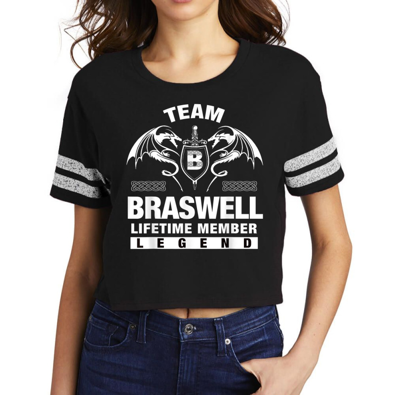 Team Braswell Lifetime Member Gifts Scorecard Crop Tee by ValentinoHoover | Artistshot