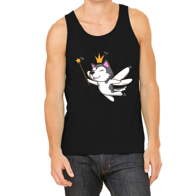 Fairy Siberian Husky Dog Mystical Pet Fairy Lover65.png Tank Top by stress | Artistshot