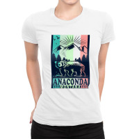 Anaconda Horror Movie Birthday Ladies Fitted T-shirt | Artistshot