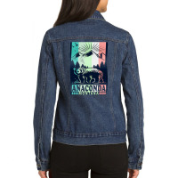 Anaconda Horror Movie Birthday Ladies Denim Jacket | Artistshot