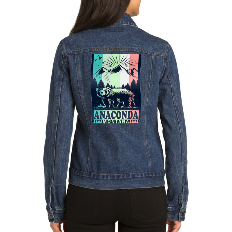 Anaconda Horror Movie Birthday Ladies Denim Jacket by BrendaJoMoore | Artistshot