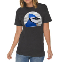 Blue Jay Bird Birder Birdlover Birdwatcher Animal Biologist Vintage T-shirt | Artistshot