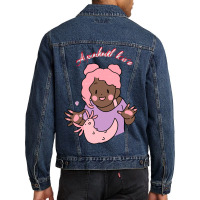 Axolotl Love-dfosx Men Denim Jacket | Artistshot