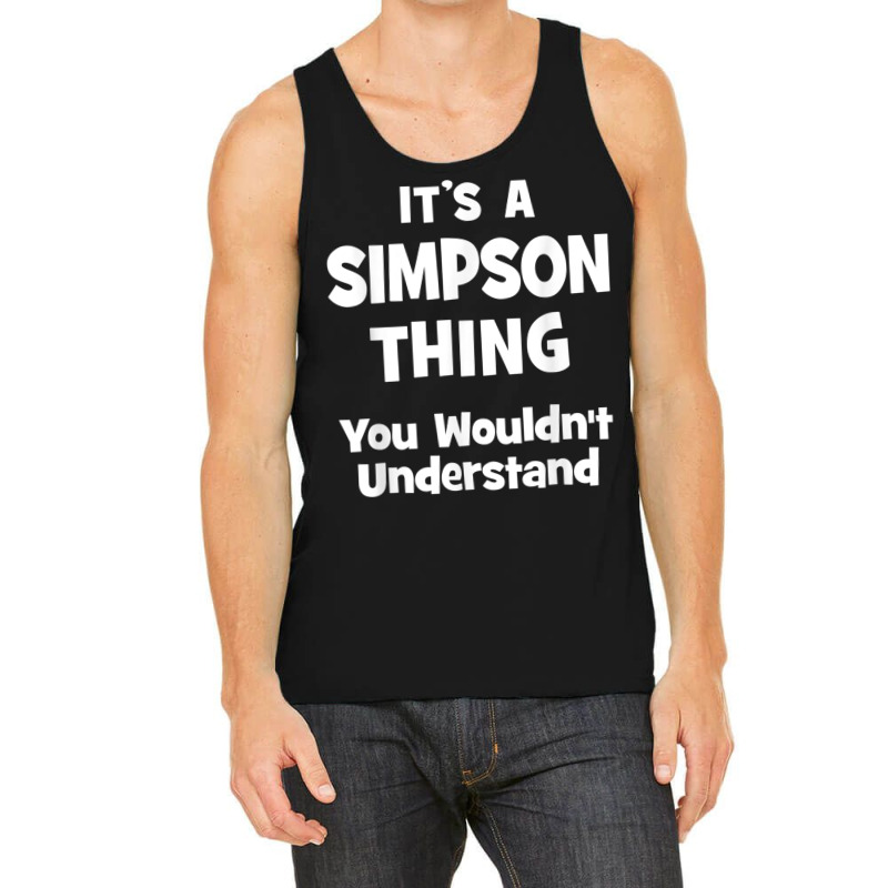 Simpson Thing College University Alumni Funny Tank Top by PhillipVersage | Artistshot