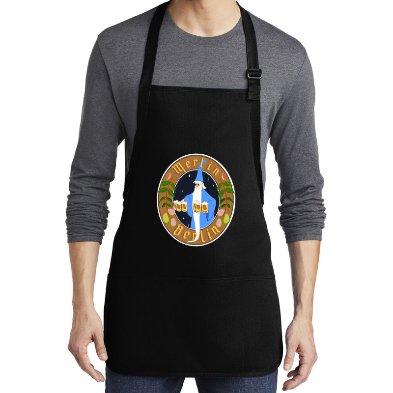 Merlin Berlin 1.png Medium-length Apron | Artistshot