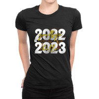 Goodbye 2022 Hello 2023 Happy New Year Ladies Fitted T-shirt | Artistshot