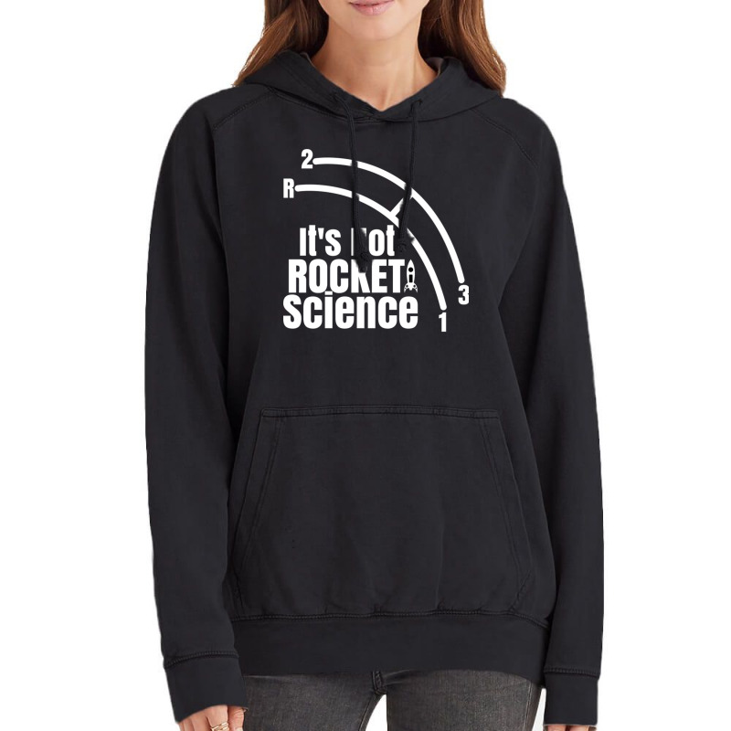 Funny It's Not Rocket Science Car Truck Manual Column Shift Three Spee Vintage Hoodie by MernaPutney | Artistshot