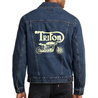 Triton Caferacer Men Denim Jacket | Artistshot