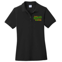 Instant Human Just Add Coffee Ladies Polo Shirt | Artistshot