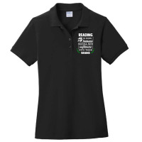 Reading Is How Humans Install New Software Into Their Brains Copy Ladies Polo Shirt | Artistshot