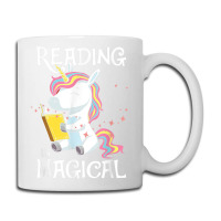 Reading Is Magical Book Lover Unicorn English Teacher Girls Coffee Mug | Artistshot