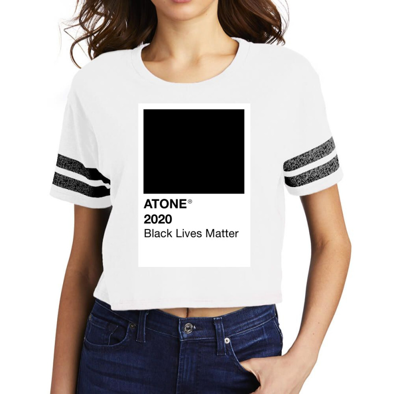 Blm Atone Scorecard Crop Tee by GuadalupeDorothy | Artistshot