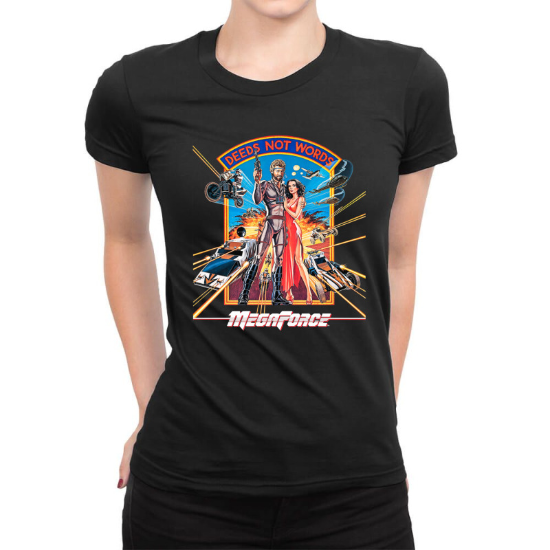 Megaforce (1982) Ladies Fitted T-Shirt by DebraAnnKnapp | Artistshot