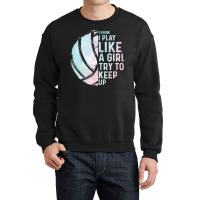 Volleyball Sport Lover Funny Volleyball Design Girls Women Youth Teen  Crewneck Sweatshirt | Artistshot