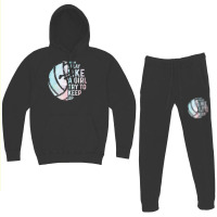 Volleyball Sport Lover Funny Volleyball Design Girls Women Youth Teen  Hoodie & Jogger Set | Artistshot