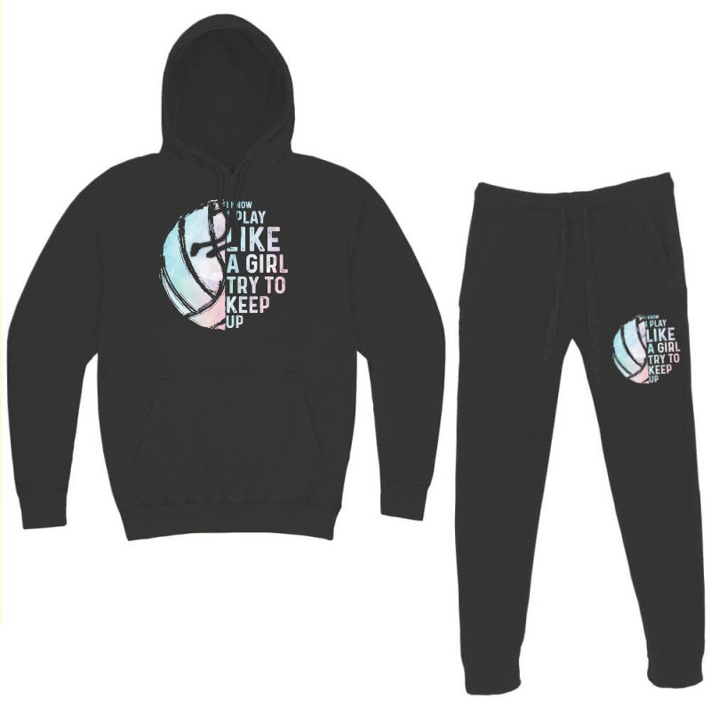 Volleyball Sport Lover Funny Volleyball Design Girls Women Youth Teen  Hoodie & Jogger Set | Artistshot