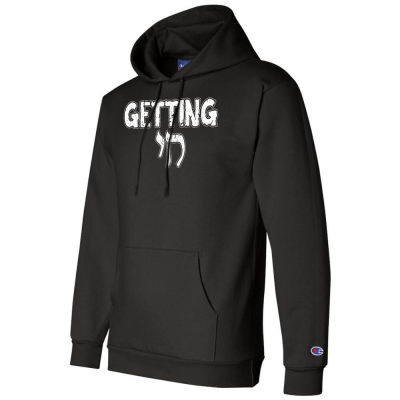 Getting Chai Jewish Jew Hanukkah Rosh Hashanah Gift Champion Hoodie | Artistshot