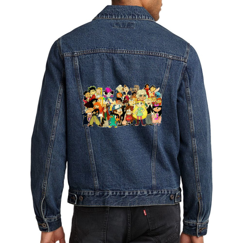 Cartoon Tshirt Men Denim Jacket | Artistshot