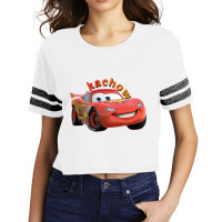 Kachow Sticker Scorecard Crop Tee | Artistshot