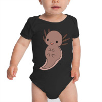 Brown Axolotl Baby Bodysuit | Artistshot