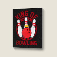 Bowling Bowl Champion King 542 Bowling Ball Portrait Canvas Print | Artistshot