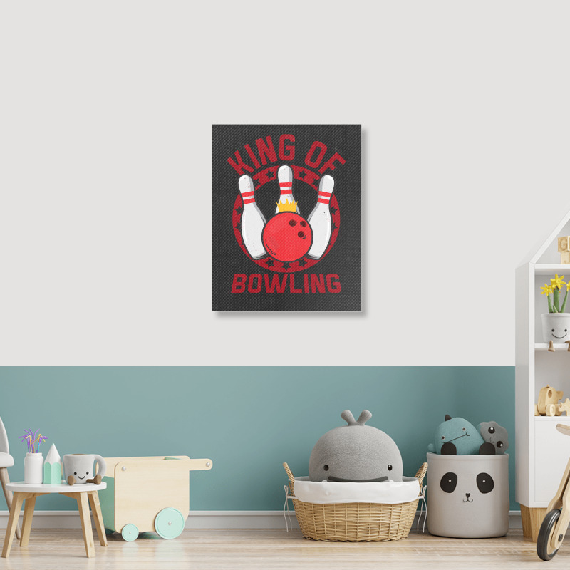 Bowling Bowl Champion King 542 Bowling Ball Portrait Canvas Print | Artistshot