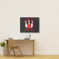 Bowling Bowl Champion King 542 Bowling Ball Landscape Canvas Print | Artistshot