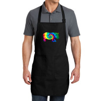 Hippopotamus Hippo Tie Dye Vintage Hippie Hippopotamus Lover 216 Hippo Full-length Apron | Artistshot