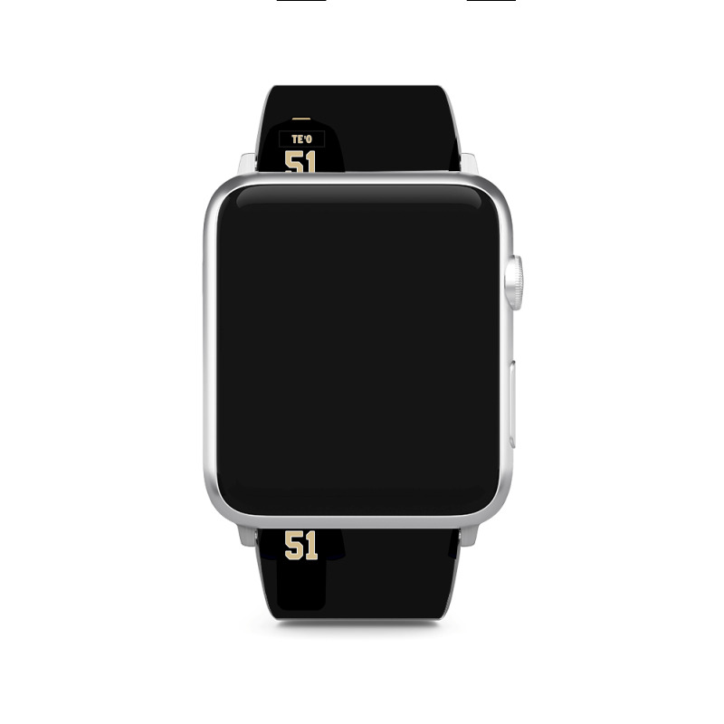 Manti Te'o Jersey 1 Apple Watch Band | Artistshot