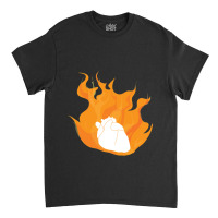 Heart On Fire Classic T-shirt | Artistshot