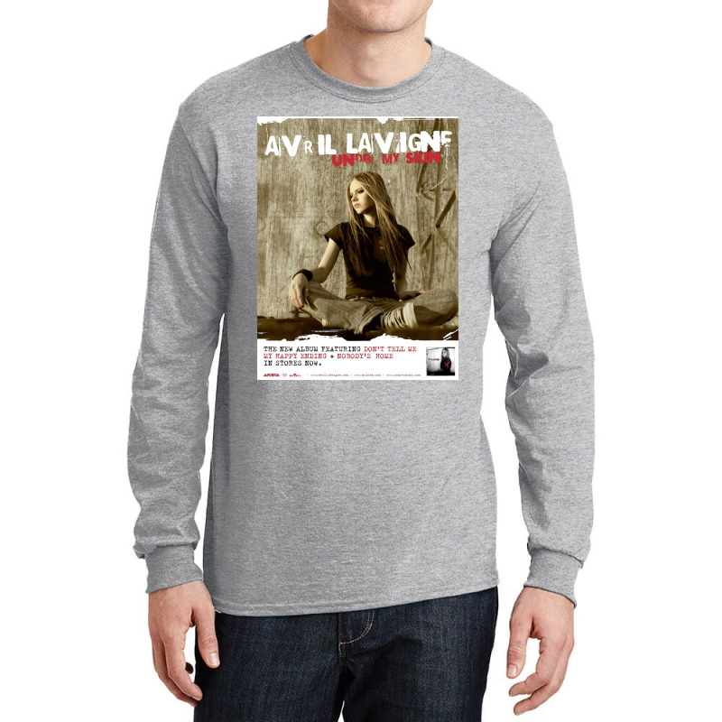 Under My Skin Poster Long Sleeve Shirts | Artistshot